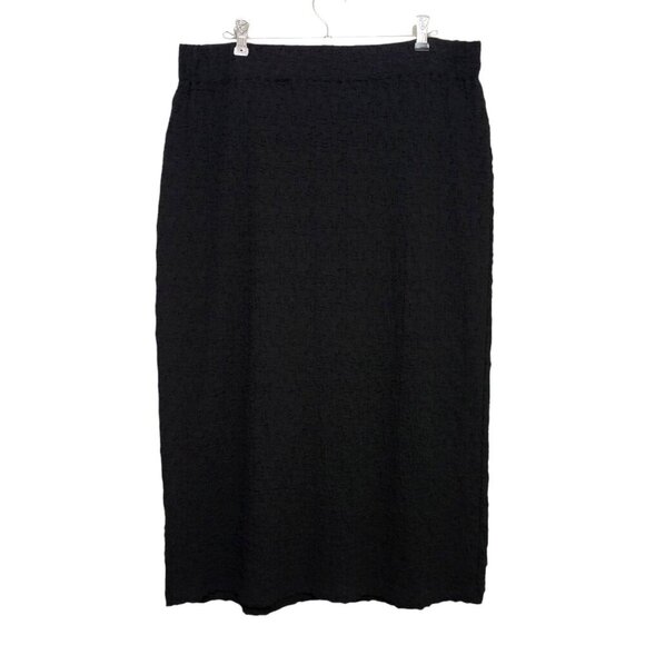 VINCE Smocked Cotton-Blend Skirt Textured Midi - Picture 5 of 11